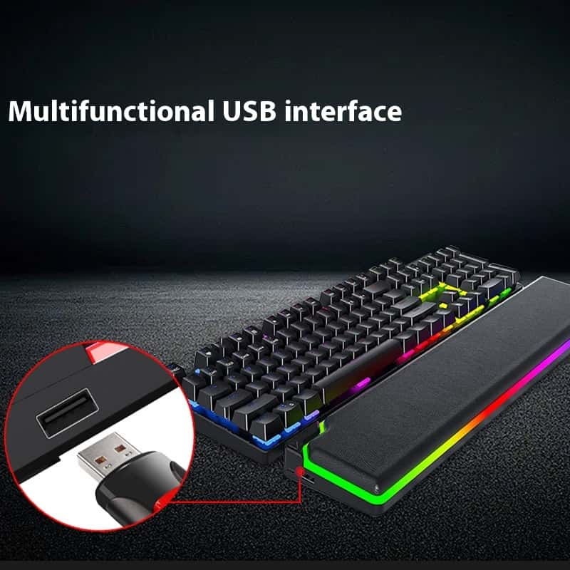 Repose-Poignets RGB pour Clavier Mécanique