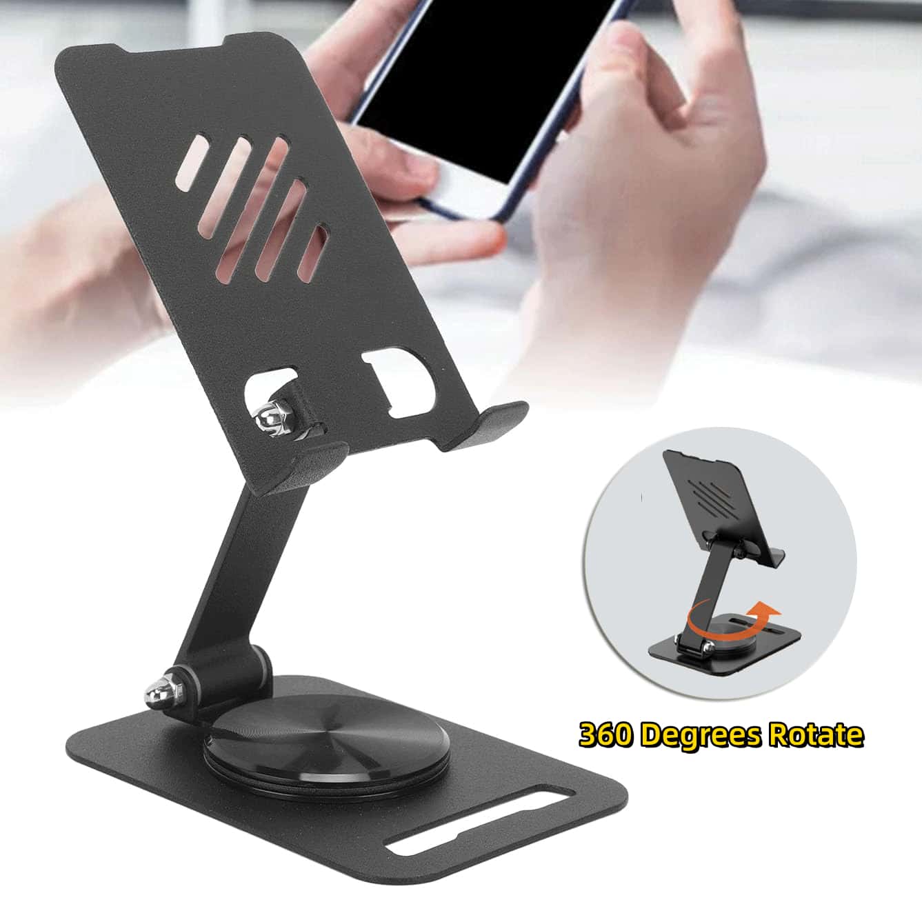 Support Smartphone / Tablette Rotatif 360°